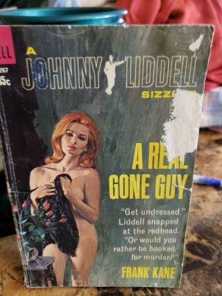 A Real Gone Guy Frank Kane Vintage Mystery Sleaze Gga Paperback Dell