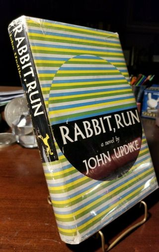 John Updike " Rabbit,  Run " Knopf 1961 1st Ed.  Dj Sh