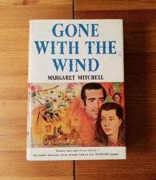 Gone With The Wind By Margaret Mitchell 1964 Hc/dj Book Club Edition Vg,  Cond.