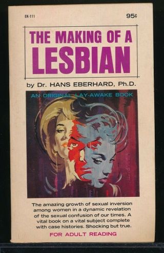 The Making Of A Lesbian 1966 Lay - Awake Books Lesbian Sexed Sleaze Paperback Vv