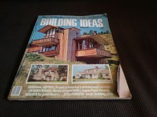 Fall 1976 Better Homes Gardens Building Ideas Vintage Home House Plans