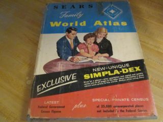 Sears Family World Atlas 1961