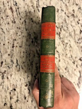 1896 Antique History Book " The Land We Live In: The Story Of Our Country "