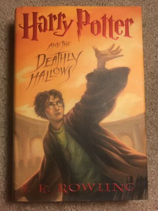 True First Edition 1st Print Hardcover: Harry Potter And The Deathly Hallows