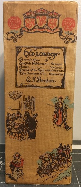 E F BENSON / Old London Portrait of an English Gentleman Georgian 1st ed 1937 2