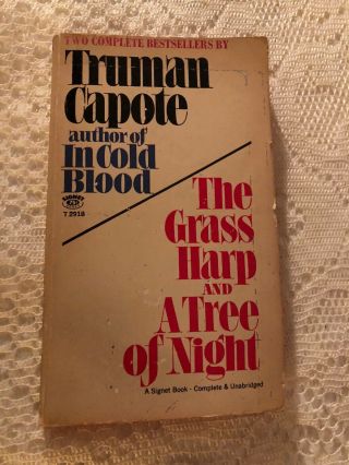 Truman Capote The Grass Harp And A Tree Of Night Vintage Pb 5th