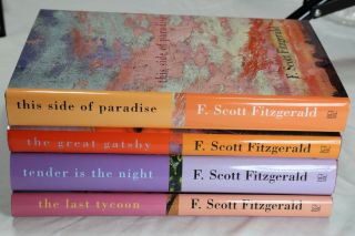 F.  Scott Fitzgerald Set Of Four Novels Book - Of - The - Month - Club With Dj 
