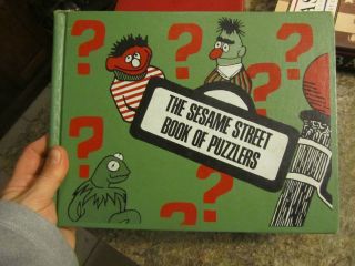 1970 The Sesame Street Book Of Puzzlers By Ctw By Time - Life