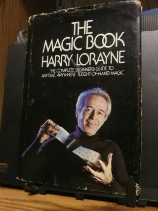 1977 " The Magic Book " By Harry Lorayne Good 1st Edition W/ Dj