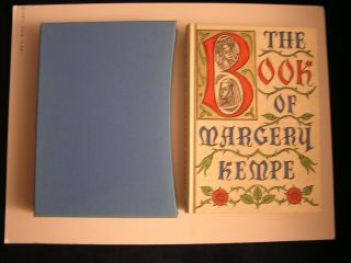 Folio Society The Book Of Margery Kempe A Woman 