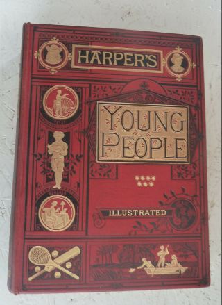 Vintage Book 1891 Harper 