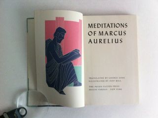 Meditations of Marcus Aurelius (trans. ) George Long.  Peter Pauper Press 4