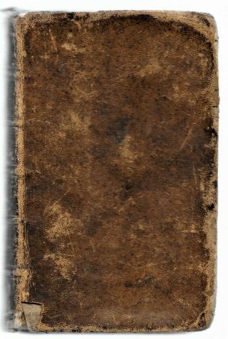 1788 Book " Human Nature In Its Fourfold State " By Thomas Boston