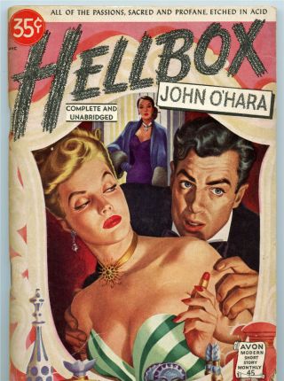 Vintage Digest Pulp Pb - Hellbox By John O 