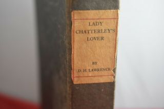 Lady Chatterley ' s Lover by D.  H.  Lawrence (1928,  Privately Printed) 3