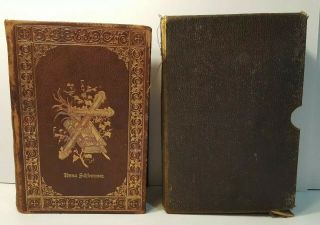 Bibel Heilige Schrift Martin Luthers German 1910 St Louis Leather Gilt Slipcase