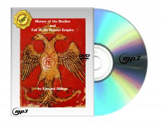 The Decline And Fall Of The Roman Empire By Gibbon,  Edward,  Audiobook Mp3 Dvdrom