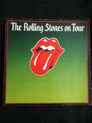 The Rolling Stones On Tour (usa) Lge Pb Book 1978 Pics By Annie Liebovitz Ex