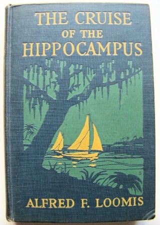 1922 1st Edition The Cruise Of The Hippocampus By Alfred F.  Loomis Illustrated