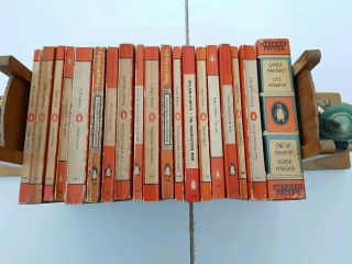 A Bundle Of Vintage Orange Penguin Fiction Books Paperbacks Joblot