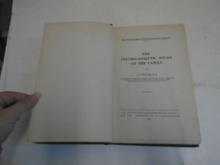 1926 Medical Book,  Psycho - Analytic Study Of The Family By Flugel