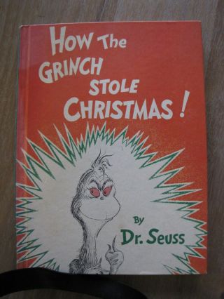 How The Grinch Stole Christmas By Dr.  Seuss,  1957 Edition Book Club Edition