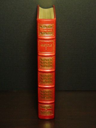 The Of Aristotle - Franklin Library - Great Books Western World - Leather