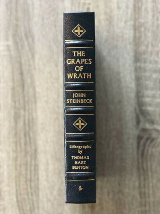 Easton Press The Grapes Of Wrath John Steinbeck Great Books 20th Century Leather
