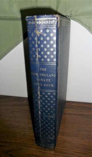 England Yankee Cook Book By Imogene Wolcott 1939 - Rare Antique Cookbook
