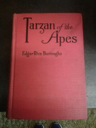 Vintage Book Edgar Rice Burroughs Tarzan Of The Apes 1914 A.  C.  Mcclurg & Co.