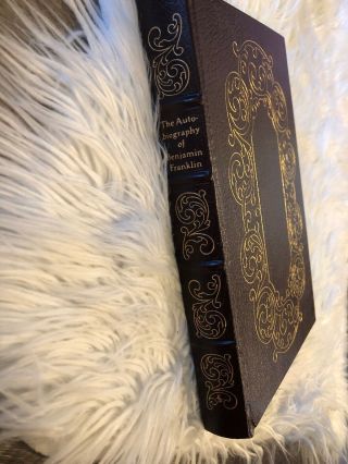 The Autobiography of Benjamin Franklin Easton Press Deluxe Leather Bound Edition 2