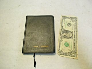1941 Sda Seventh - Day Adventist Church Hymnal Leather Palm Size Book - Good Shape