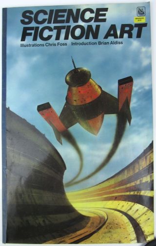 Science Fiction Art Christopher Foss Sci - Fi Fantasy Space Ship Alien Poster Book