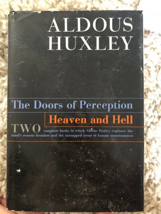 Aldous Huxley The Doors Of Perception Heaven And Hell Pb Book Harper 1st Edition