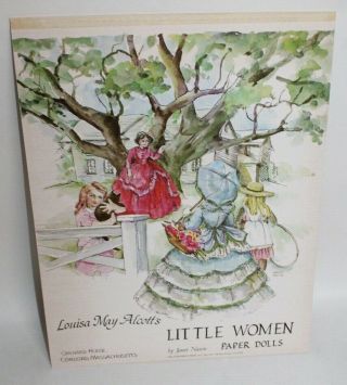 Vintage Uncut Paper Doll Book Little Women Louisa May Alcott