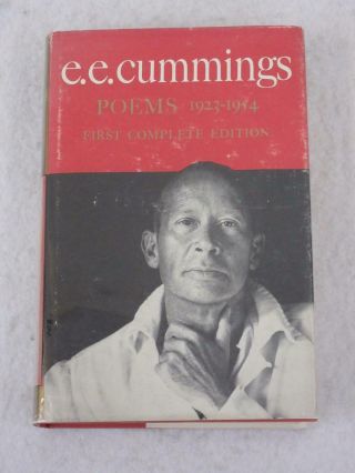E E Cummings Poems 1923 - 1954 First Complete Edition Harcourt Brace & World 1965