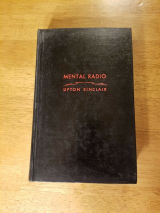 1930 Mental Radio Upton Sinclair