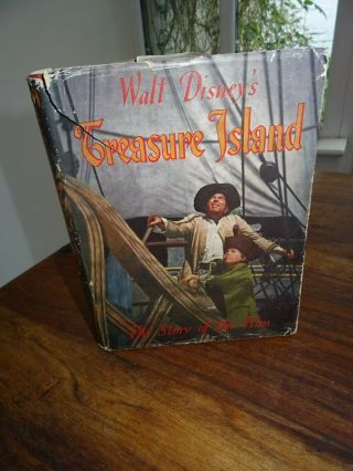 1950 Walt Disney Motion Picture Version Of Treasure Island By Stevenson Col Plt^