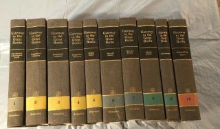 Encyclopedia Britannica 1963 Gateway To The Great Books Set Of Ten Complete