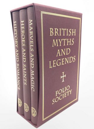British Myths And Legends Folio Society X 3 Books Set