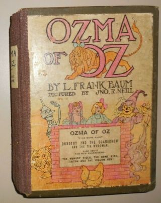 Ozma Of Oz - L.  Frank Baum,  John R.  Neil Color Illus. ,  Reilly & Lee
