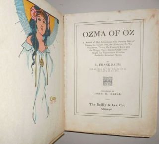 Ozma of Oz - L.  Frank Baum,  John R.  Neil color illus. ,  Reilly & Lee 2