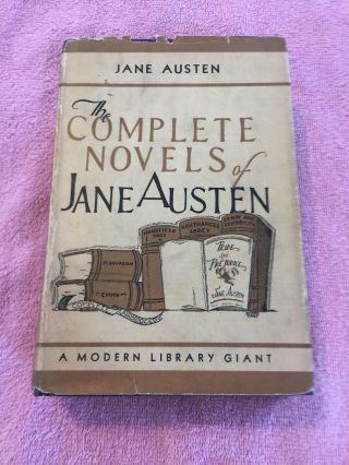 The Complete Novels Of Jane Austen Modern Library Giant G8 Hc/dj