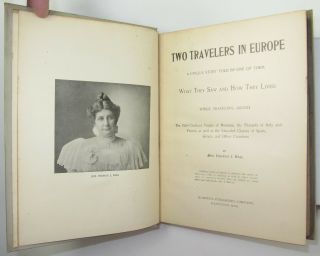 MRS HERMAN HALL Two Travelers In Europe A Unique Story Morocco Italy France 1898 3