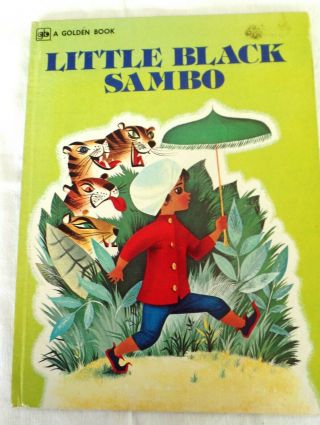 Vintage 1978 Little Black Sambo Book Helen Bannerman Golden Press