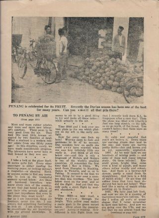 1955 Young Malayans Vol.  11 196 Fruits Sellers,  Balik Pulau Schools In Penang 3