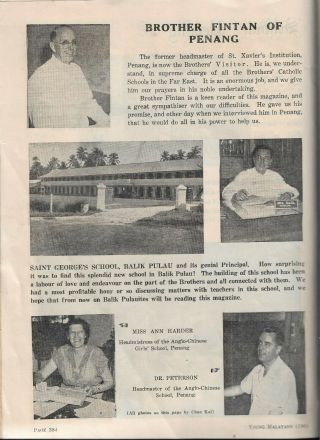 1955 Young Malayans Vol.  11 196 Fruits Sellers,  Balik Pulau Schools In Penang 6