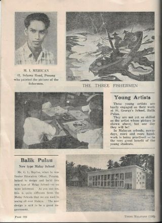 1955 Young Malayans Vol.  11 196 Fruits Sellers,  Balik Pulau Schools In Penang 8