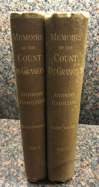 Memoirs Of Count De Gramont,  1889 - A.  Hamilton,  History Of Charles Ii,  Illustrated