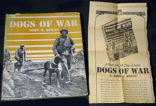 1946 Dogs Of War 1st Edition With Jacket Scribner 